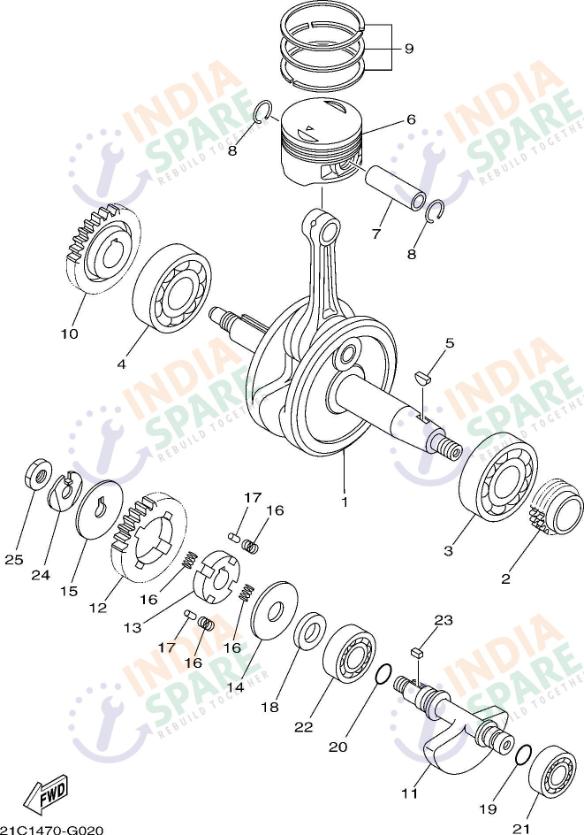 CRANKSHAFT & PISTON